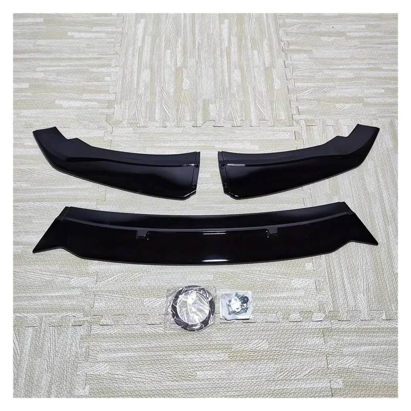 Auto Frontspoiler Lippe Für 1 Series F20 F21 116i 118i 120i 2011-2019 3Pcs Auto Vorderen Stoßfänger Lip Spoiler Splitter Diffusor Abdeckung Bodykits Tuning Vorne Spoilerlippe(Gloss Black) von JMOLXURI
