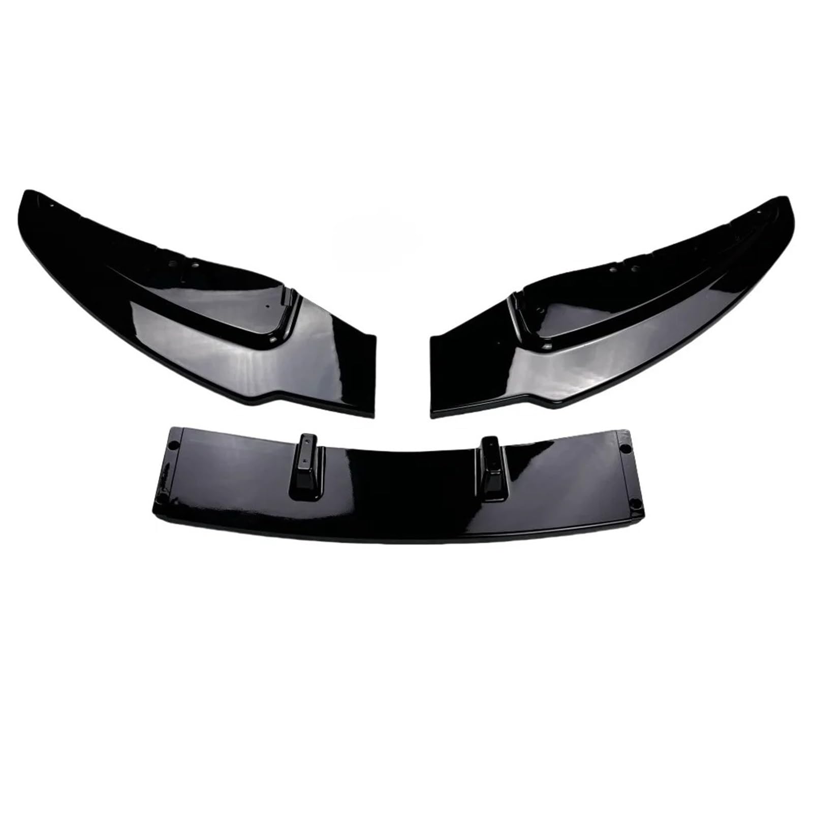 Auto Frontspoiler Lippe Für 1er E81 E82 E87 E88 LCI Standard 2007-2011 Frontschürze Lip Splitter Spoiler Diffusor Bodykits Zubehör Tuning Vorne Spoilerlippe(Gloss Black) von JMOLXURI