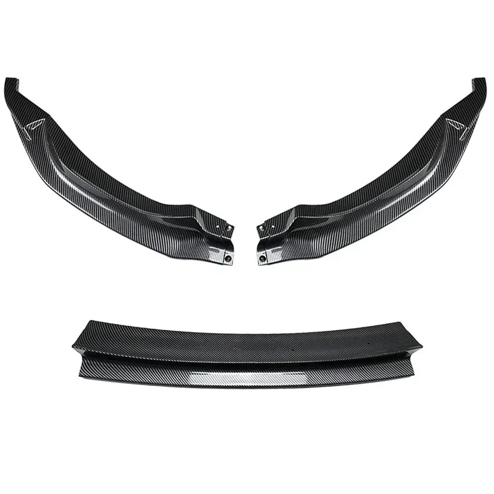 Auto Frontspoiler Lippe Für 2015-2020 Für F80 Für M3 Für F82 Für F83 Für M4 Frontspoilerlippe Splitter Autozubehör Diffusor Body Kit Tuning Frontlippe Vorne Spoilerlippe(Carbon Fiber Look) von JMOLXURI