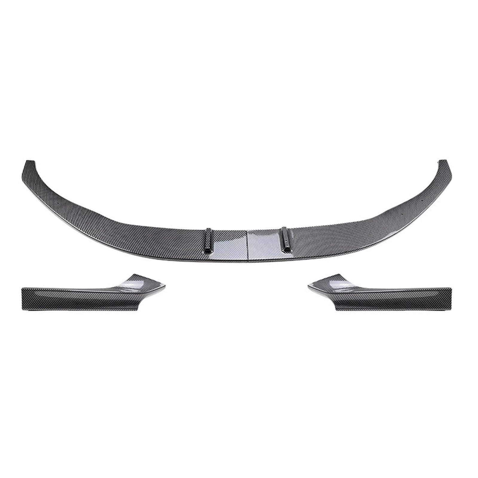 Auto Frontspoiler Lippe Für 2er F22 F23 Für Sport 2015-2019 Auto Frontstoßstange Lip Spoiler Diffusor Splitter Body Kit Schürzen Abdeckung Schutz Trim Vorne Spoilerlippe(Carbon Fiber Look) von JMOLXURI