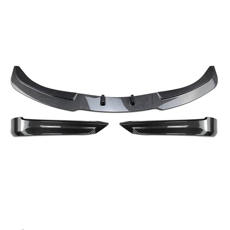 Auto Frontspoiler Lippe Für 3er E90 E91 320i 330i 2005-2008 Frontschürze Untere Spoilerlippe & Seitensplitter Abdeckung Klinge Vorne Spoilerlippe(Carbon Fiber Look) von JMOLXURI