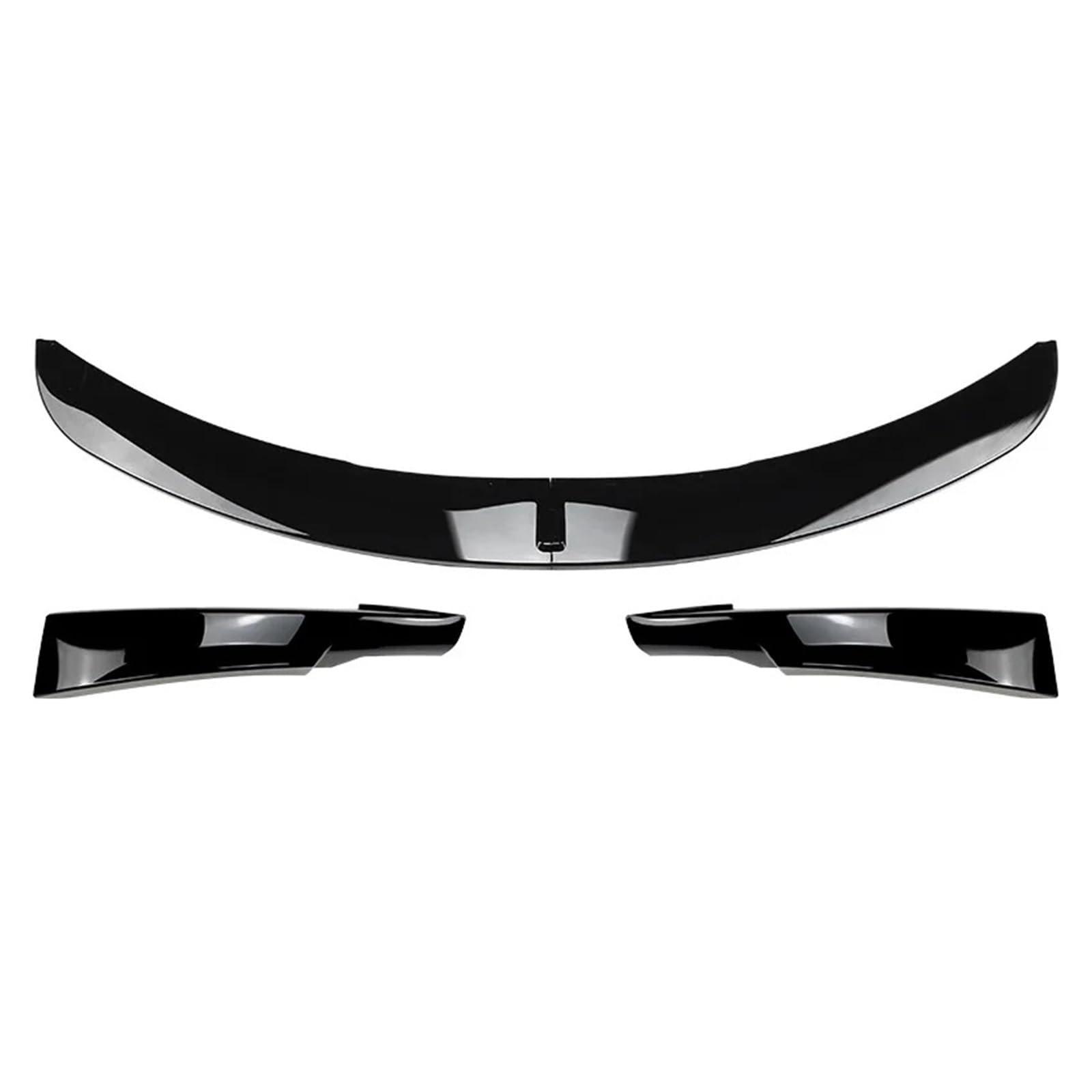Auto Frontspoiler Lippe Für 3er E90 E91 Für LCI Für Sport 2009-2012 Auto Frontstoßstange Lip Splitter Diffusor Body Kits Spoiler Stoßstange Schutzfolie Vorne Spoilerlippe(Gloss Black Set) von JMOLXURI