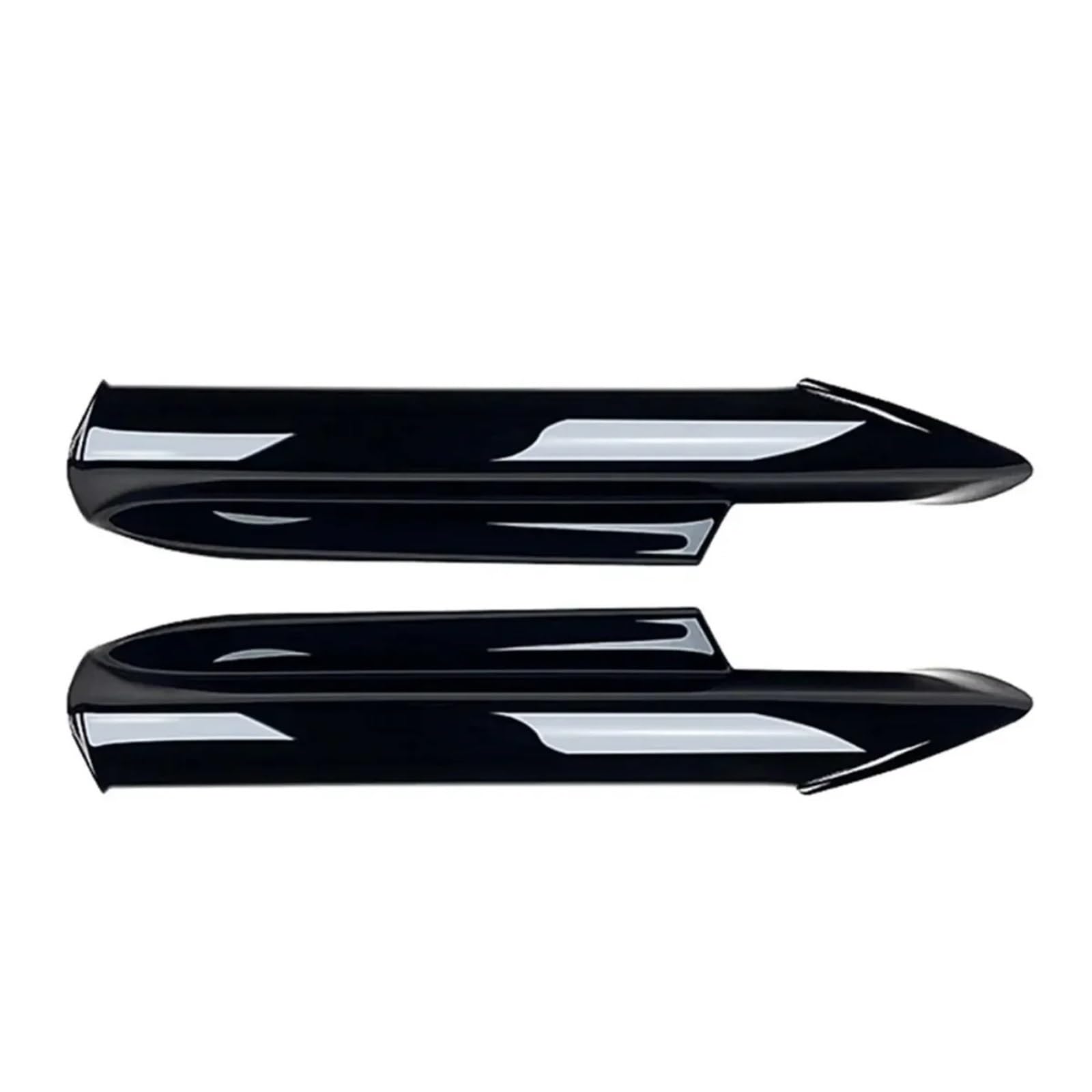 Auto Frontspoiler Lippe Für 3er E90 E91 Für M-Tech 4-Türer 320i 330i 2005-2008 Paar Frontstoßstangenlippensplitter Spoiler Stoßstangenseitensplitterabdeckung Vorne Spoilerlippe(Glossy Black) von JMOLXURI