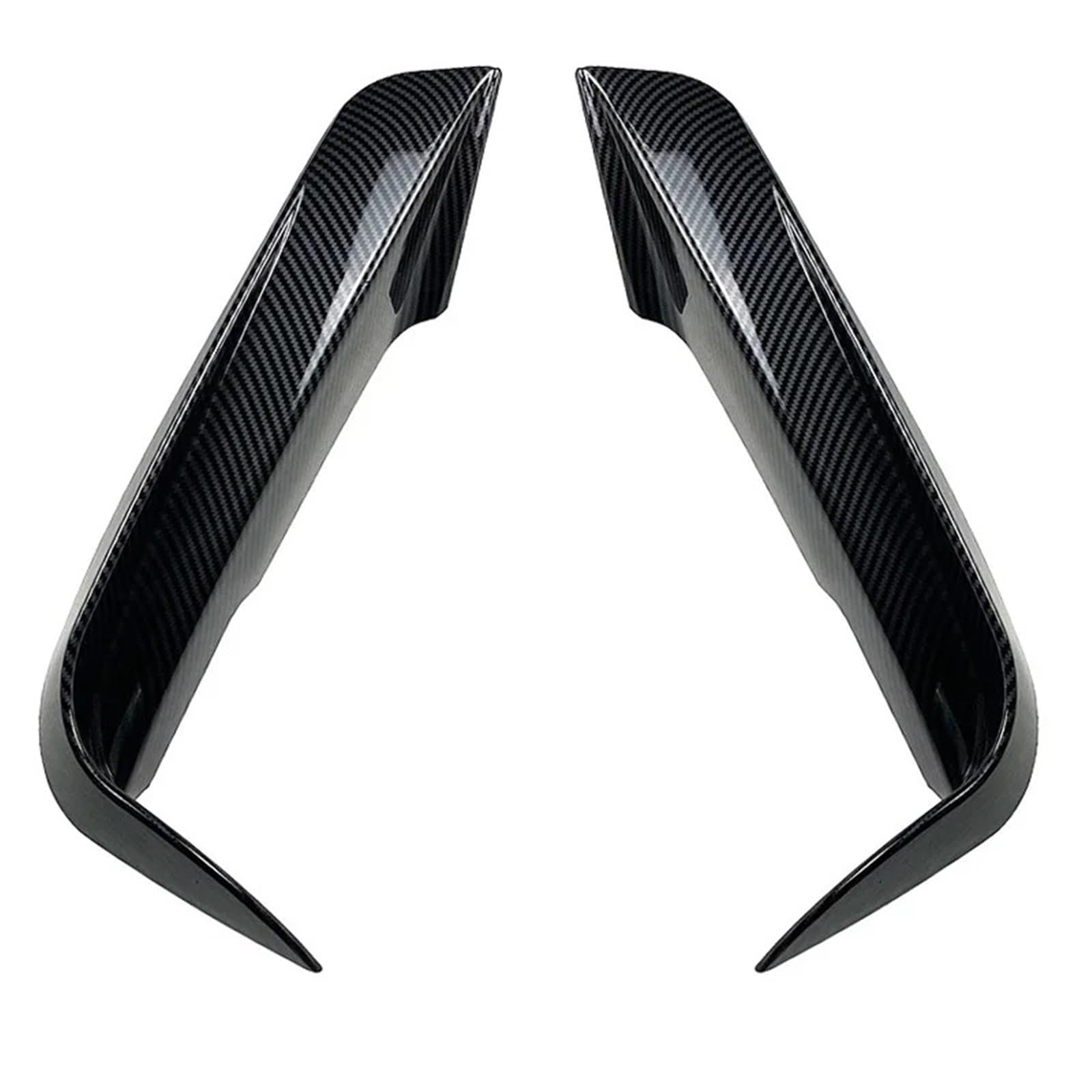 Auto Frontspoiler Lippe Für 3er F30 F31 Sport 2012-2019 Auto Frontstoßstange Lip Splitter Canards Spoiler Stoßstange Nebelscheinwerfer Augenbraue Rahmenabdeckung Vorne Spoilerlippe(Carbon Fiber -B) von JMOLXURI