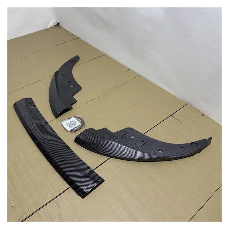 Auto Frontspoiler Lippe Für 4 Series G22 G23 420i 430i I4 M50 Sport 2-Türer Coupé/Cabrio 2020-2024 Auto Frontstoßstange Splitter Lip Diffusor Body Kit Vorne Spoilerlippe(Carbon Look) von JMOLXURI