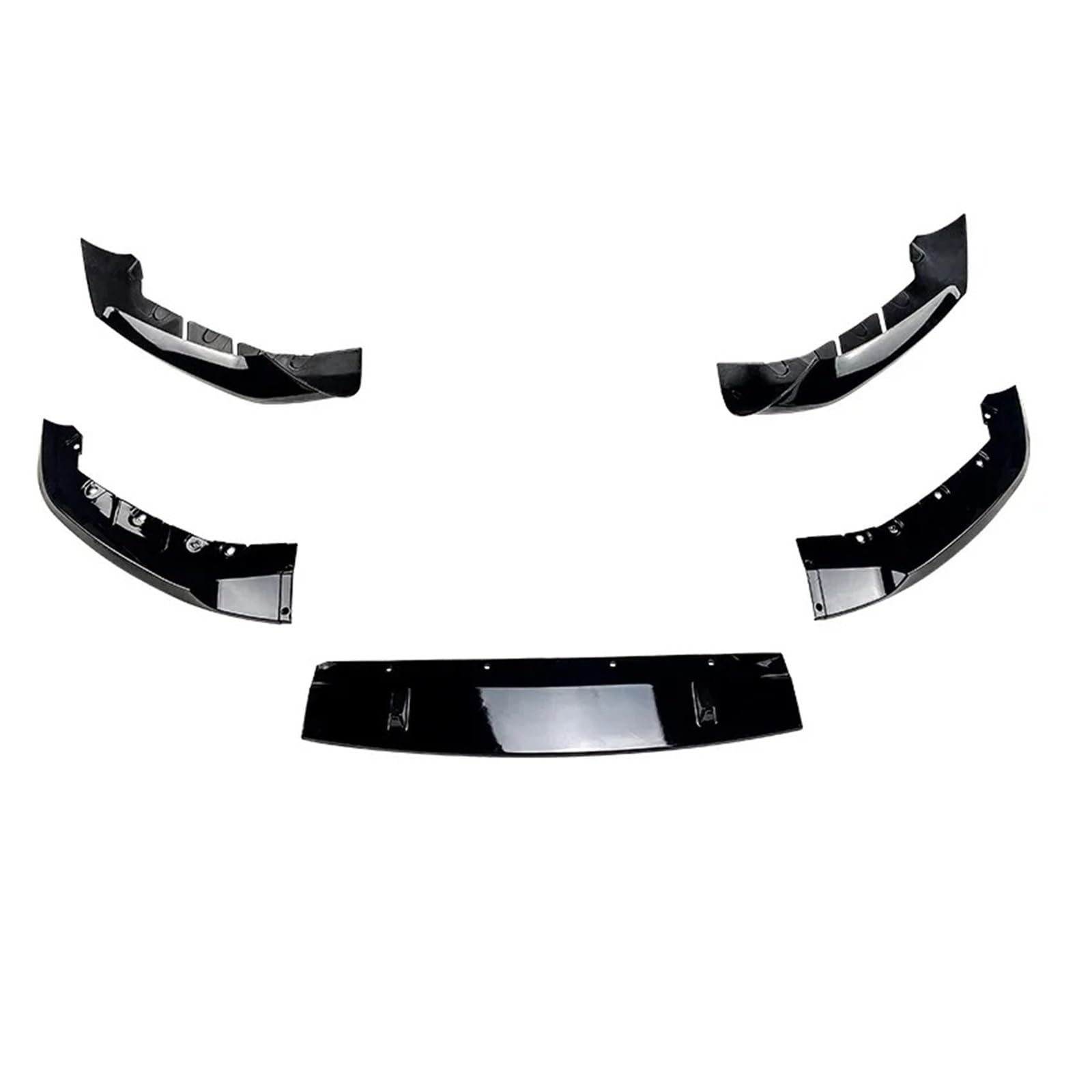 Auto Frontspoiler Lippe Für 5 Series 525i 530i 2017 2018 2019 2020 G30 G31 Sport Frontschürze Lip Spoiler Splitter Diffusor Abdeckung Schutz Körper Kit Vorne Spoilerlippe(Gloss Black AB) von JMOLXURI
