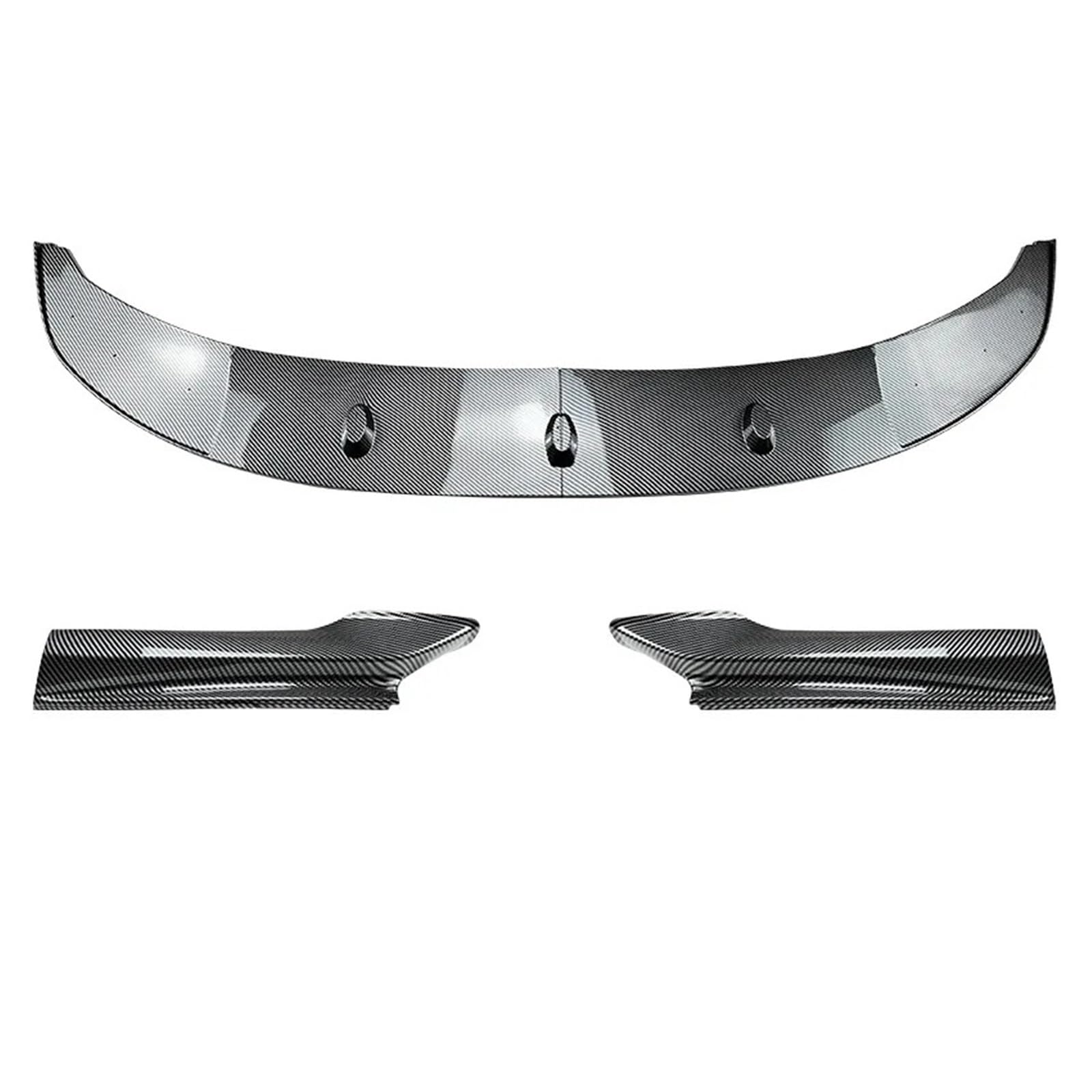 Auto Frontspoiler Lippe Für 5 Series F10 535i 528i Für Sport 2011 2012 2013 2014 2015 2016 Frontschürze Lippe Für ABS Glänzend Schwarz Körper Kit Vorne Spoilerlippe(Carbon Fiber Look) von JMOLXURI