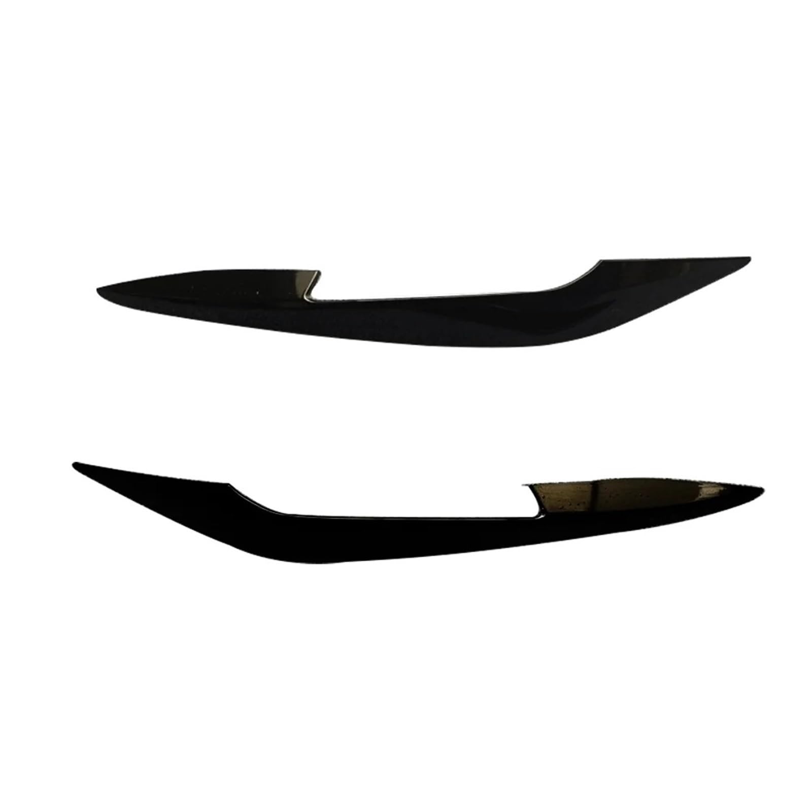 Auto Frontspoiler Lippe Für A4 S4 B9 Für TDI Limousine Für Avant 2020 2021 2022 2023 2024 Front Stoßstange Canard Splitter Spoiler Air Messer Abdeckung Trim Vorne Spoilerlippe(Glossy Black) von JMOLXURI