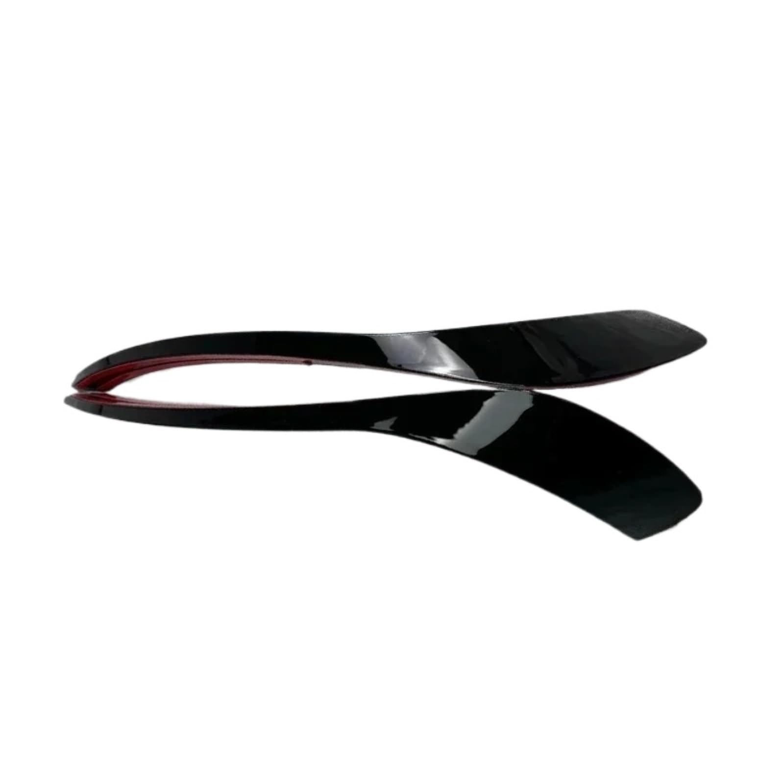 Auto Frontspoiler Lippe Für Benz A-Klasse W176 Vor-Facelift Für AMG A180 A200 A250 A45 2013 2014 2015 6 STÜCKE Frontstoßstange Canards Spliter Body Kit Vorne Spoilerlippe(Up Gloss Black) von JMOLXURI