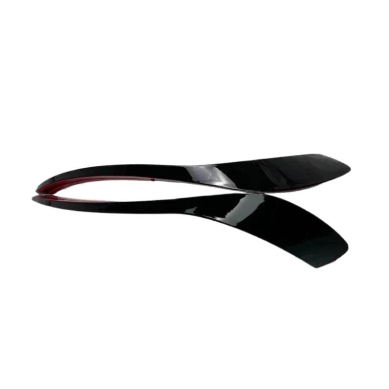 Auto Frontspoiler Lippe Für Benz A-Klasse W176 Vor-Facelift Für AMG A180 A200 A250 A45 2013 2014 2015 6 STÜCKE Frontstoßstange Canards Spliter Body Kit Vorne Spoilerlippe(Up Gloss Black) von JMOLXURI