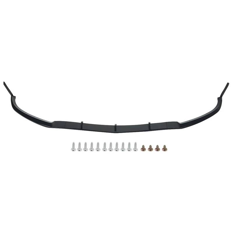 Auto Frontspoiler Lippe Für Benz C-Klasse C205 W205 A205 2015 2016 2017 2018 Für ABS Auto Frontspoilerlippe Splitter Trim Schwarz Auto Vorne Spoilerlippe von JMOLXURI