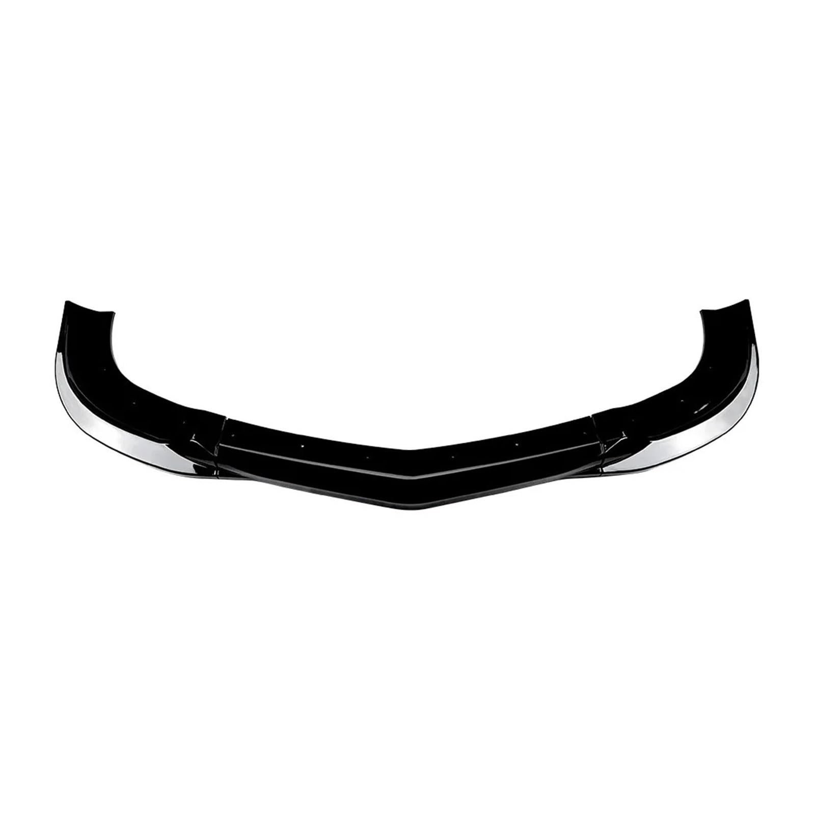 Auto Frontspoiler Lippe Für Benz C-Klasse W204 C63 Für AMG 2007 2008 2009 2010 Frontspoilerlippe Splitter Body Kit Schürzen Abdeckung Schutzverkleidung Vorne Spoilerlippe(Glossy Black) von JMOLXURI