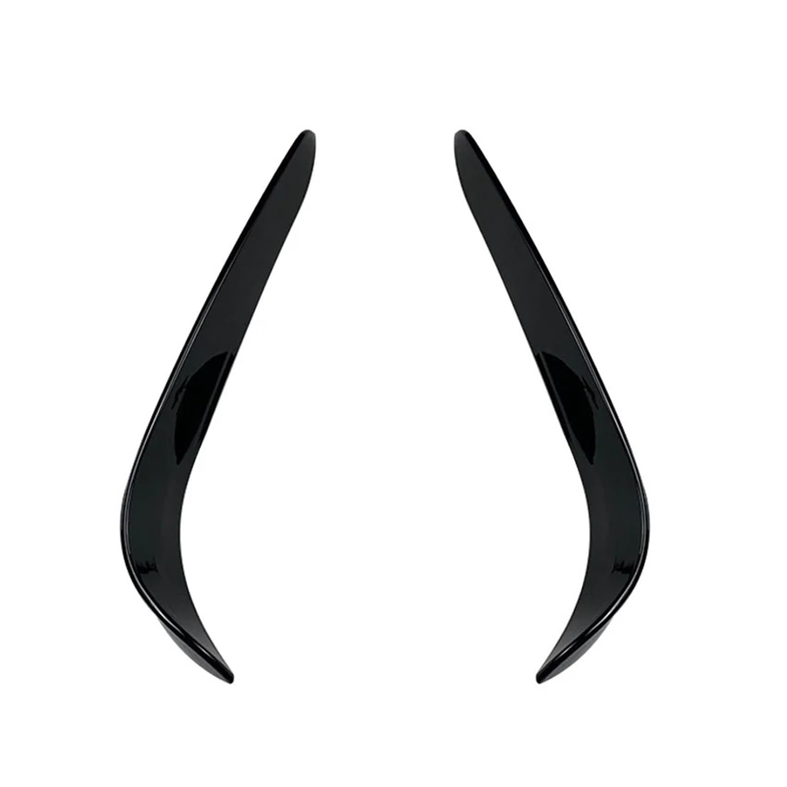 Auto Frontspoiler Lippe Für Benz C Klasse W205 2015 2016 2017 2018 Auto Front Canard Tuning Front Stoßstange Seite Spoiler Splitter Air Blade Vorne Spoilerlippe(Type 2 Black) von JMOLXURI