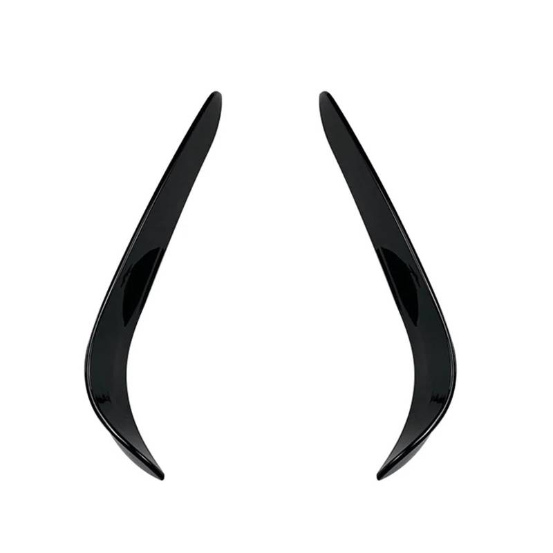 Auto Frontspoiler Lippe Für Benz C Klasse W205 2015 2016 2017 2018 Auto Front Canard Tuning Front Stoßstange Seite Spoiler Splitter Air Blade Vorne Spoilerlippe(Type 2 Black) von JMOLXURI