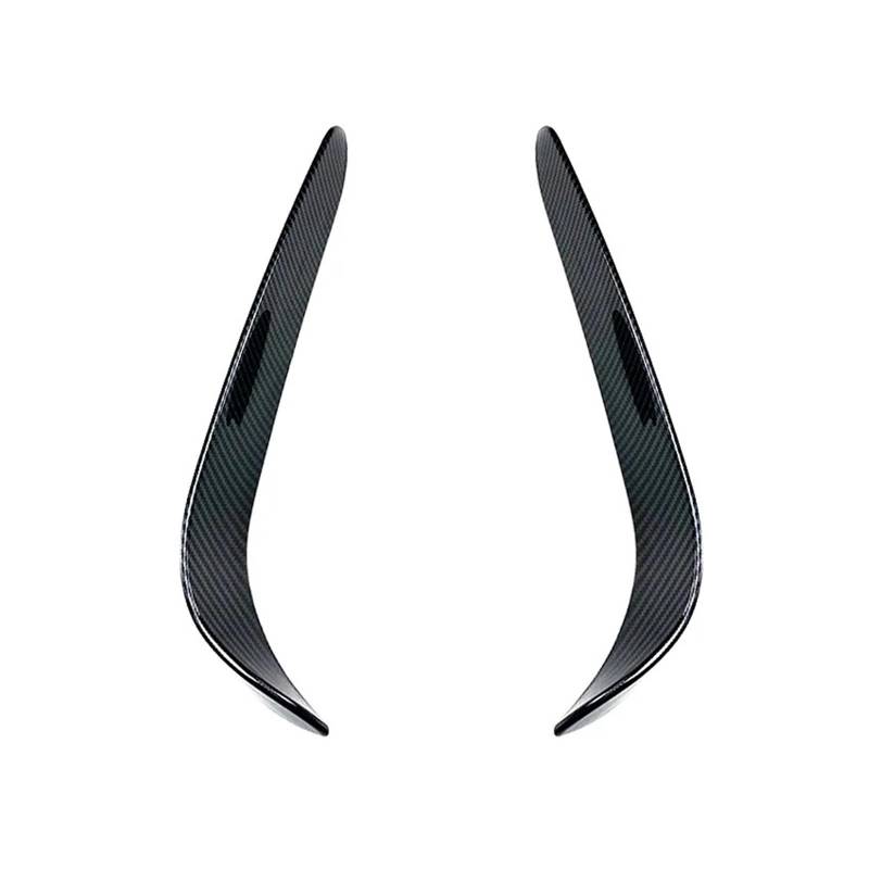 Auto Frontspoiler Lippe Für Benz C Klasse W205 2015 2016 2017 2018 Auto Front Canard Tuning Front Stoßstange Seite Spoiler Splitter Air Blade Vorne Spoilerlippe(Type 2 Carbon Look) von JMOLXURI
