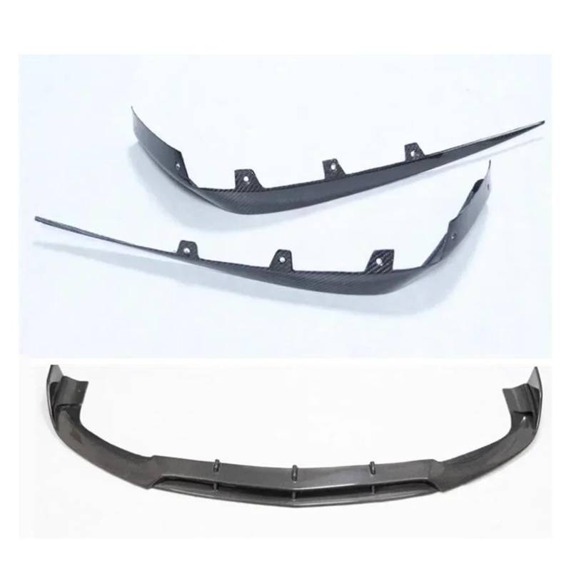 Auto Frontspoiler Lippe Für Benz Für CLS63 Für AMG Für W218 2015 2016 2017 Carbon Fiber Front Bumper Lip Spoiler Splitter Schürzen Nebel Licht Air Vent Abdeckung Vorne Spoilerlippe(Lip and splitters) von JMOLXURI
