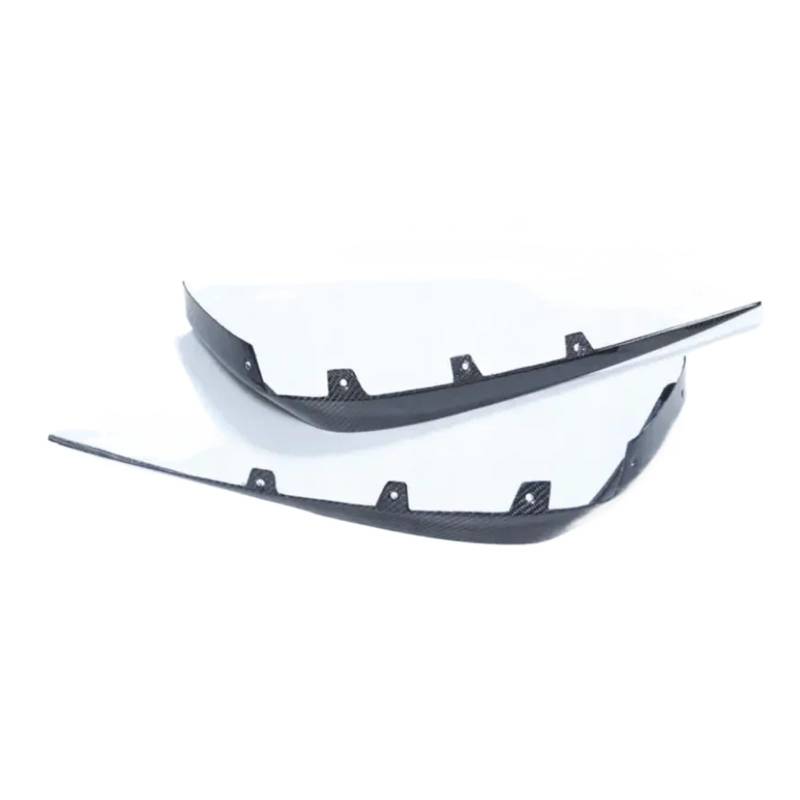 Auto Frontspoiler Lippe Für Benz Für CLS63 Für AMG Für W218 2015 2016 2017 Carbon Fiber Front Bumper Lip Spoiler Splitter Schürzen Nebel Licht Air Vent Abdeckung Vorne Spoilerlippe(Splitters) von JMOLXURI