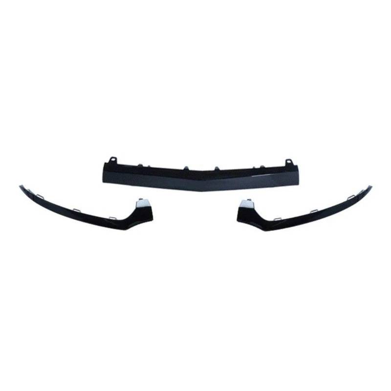 Auto Frontspoiler Lippe Für C-Klasse W205 C205 Coupé C200 C300 C400 C63 A2058851374 A2058851474 A2058851574 Frontspoilerlippe Chromverkleidung Vorne Spoilerlippe(Black) von JMOLXURI