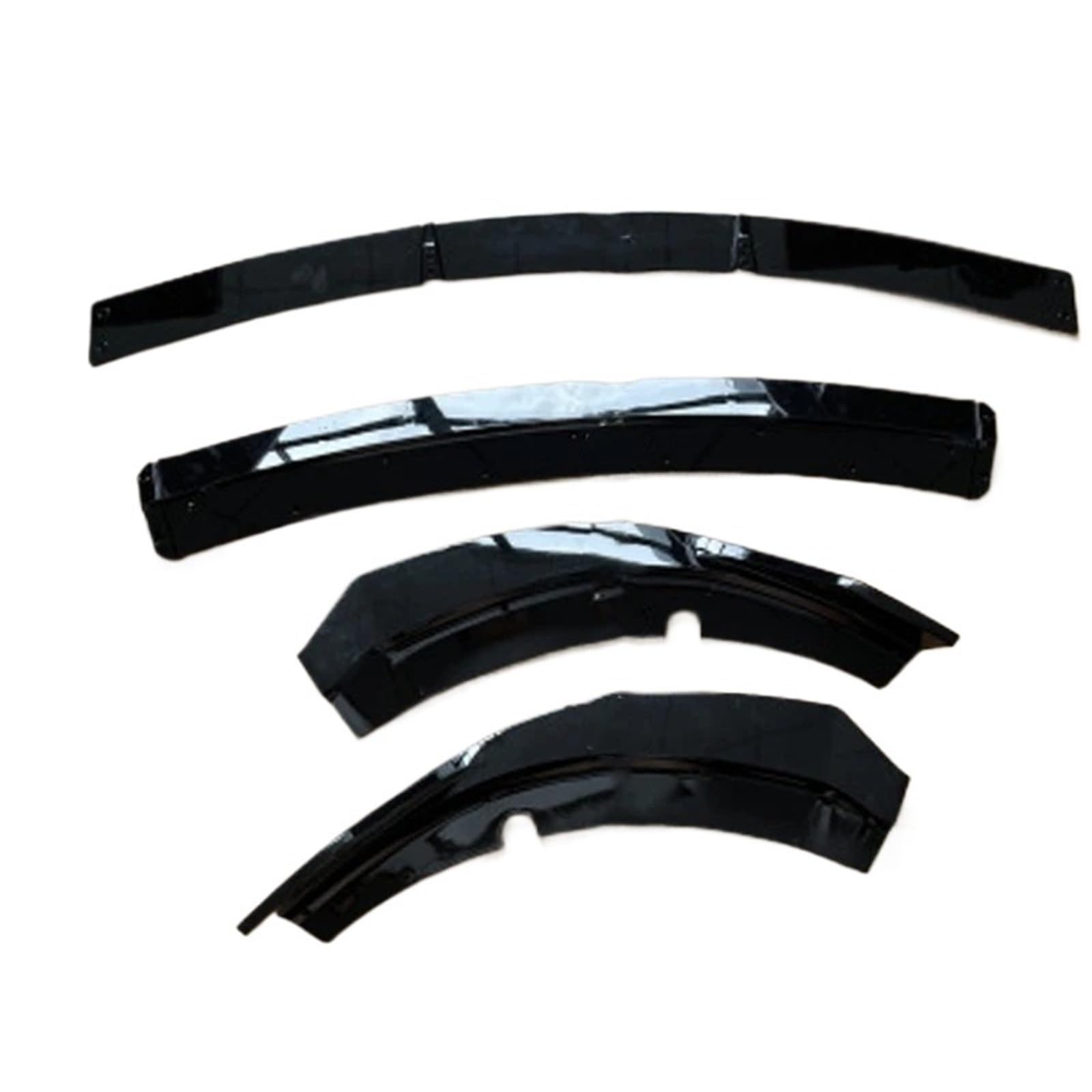 Auto Frontspoiler Lippe Für Dodge Für Ladegerät Für SRT 2015 2016 2017 2018 2019 2020 Auto Vorderen Stoßfänger Lip Spoiler Diffusor Splitter Vorne Spoilerlippe(Glossy Black) von JMOLXURI