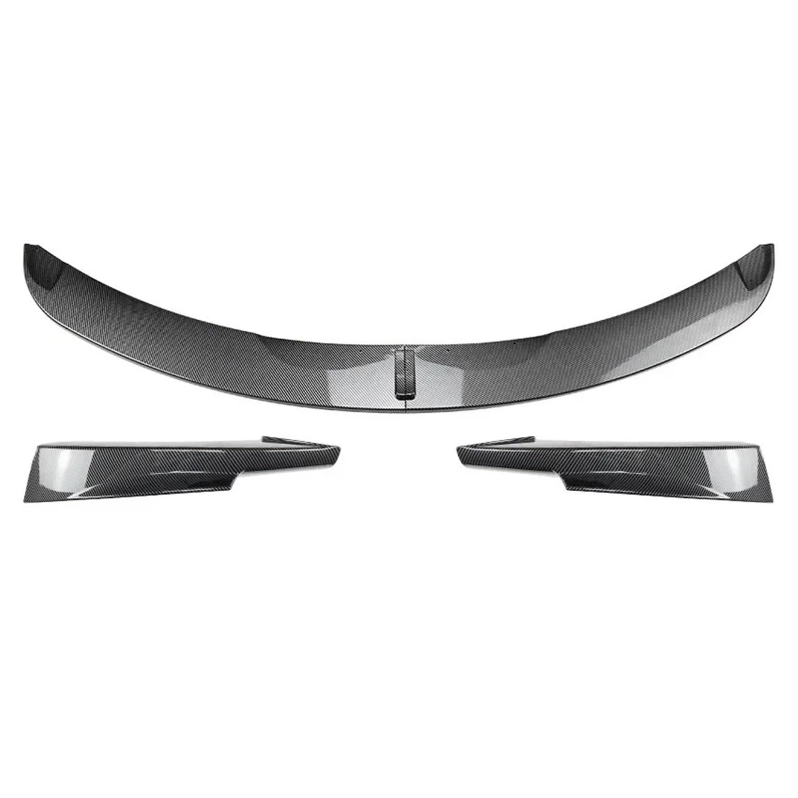 Auto Frontspoiler Lippe Für E90 E91 3er LCI Für Sport 2009–2012 Glossy Car Front Bumper Lip Splitter Diffusor Stoßstange Guard Protector Body Kits Vorne Spoilerlippe(Carbon Look 2) von JMOLXURI