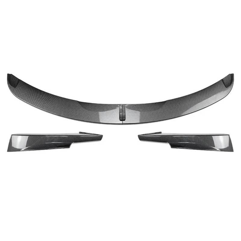 Auto Frontspoiler Lippe Für E90 E91 3er LCI Für Sport 2009–2012 Glossy Car Front Bumper Lip Splitter Diffusor Stoßstange Guard Protector Body Kits Vorne Spoilerlippe(Carbon Look 2) von JMOLXURI