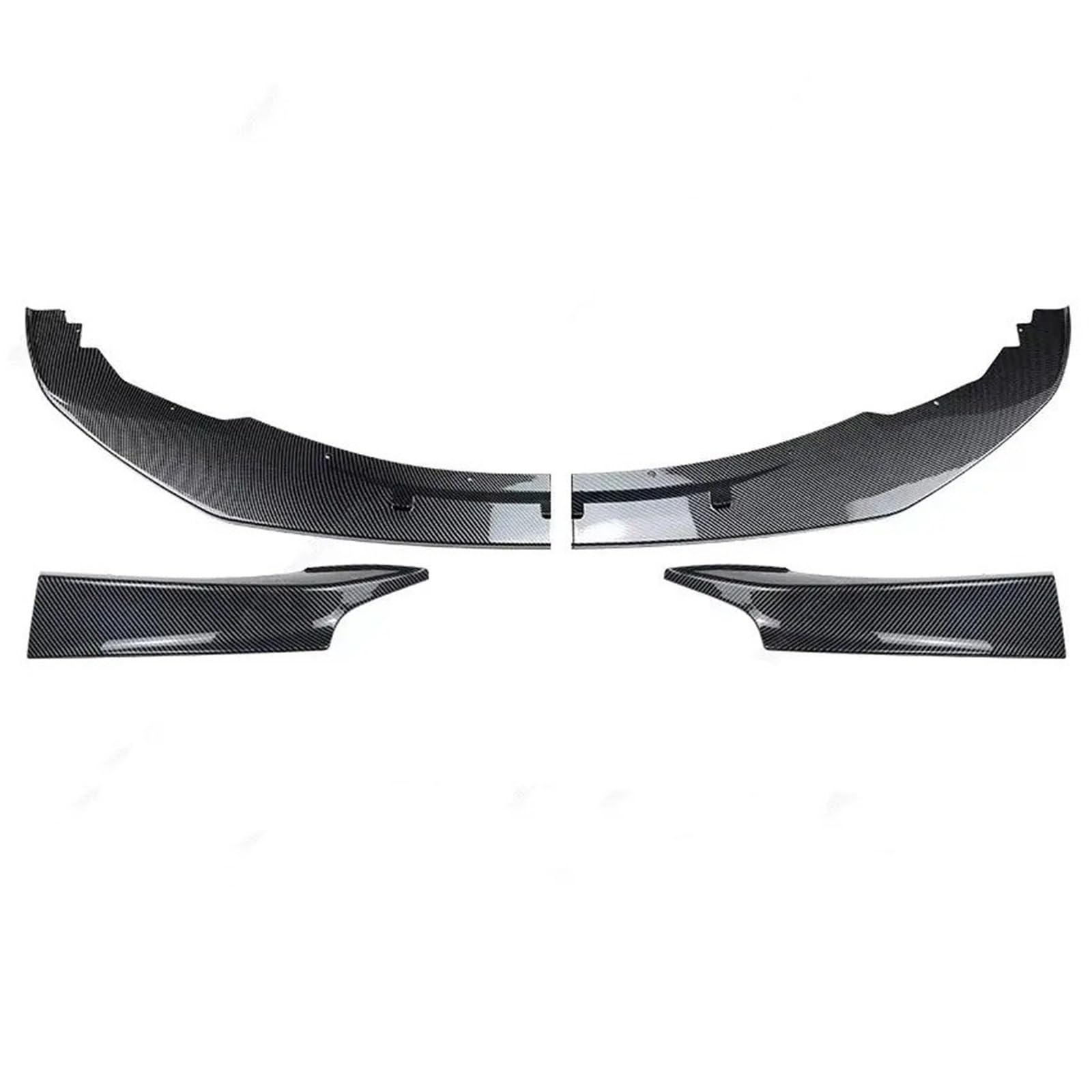 Auto Frontspoiler Lippe Für F20 F21 120d 120i Für M135i Für Sport 2012-2015 Auto Vorderen Stoßfänger Lip Spoiler Splitter Diffusor Bodykits Tuning Vorne Spoilerlippe(4Pcs Carbon Look) von JMOLXURI