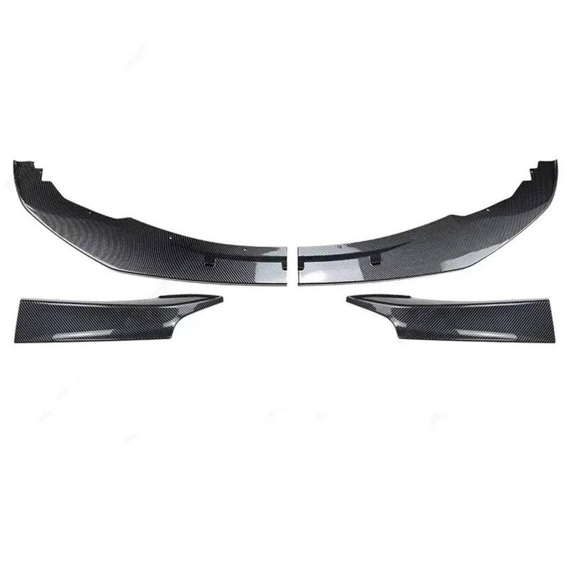 Auto Frontspoiler Lippe Für F20 F21 120d 120i Für M135i Für Sport 2012-2015 Auto Vorderen Stoßfänger Lip Spoiler Splitter Diffusor Bodykits Tuning Vorne Spoilerlippe(4Pcs Carbon Look) von JMOLXURI