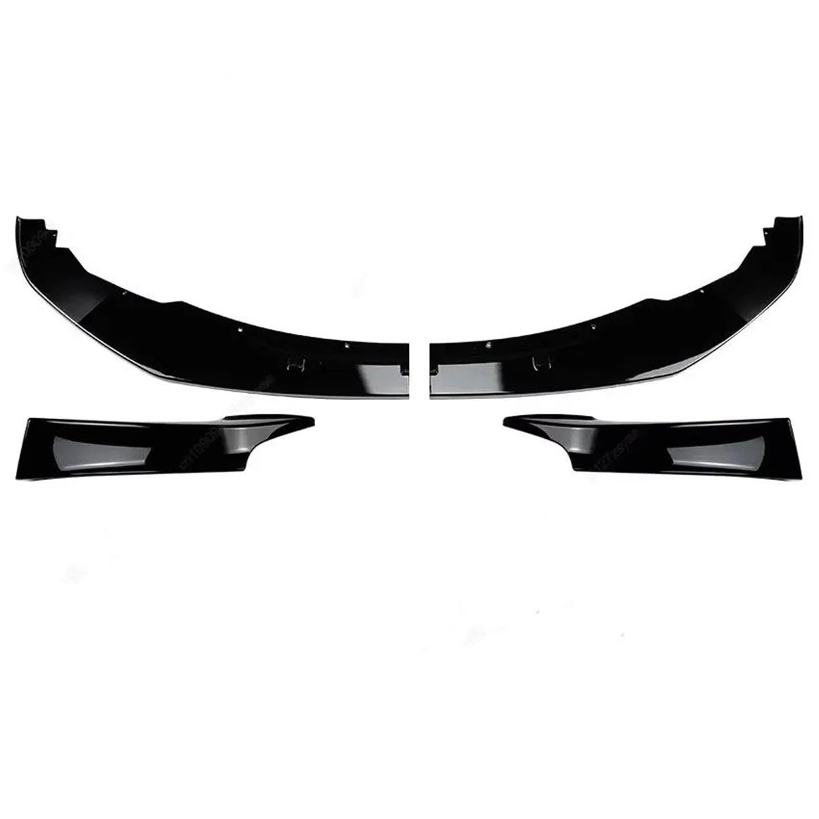 Auto Frontspoiler Lippe Für F20 F21 120d 120i Für M135i Für Sport 2012-2015 Auto Vorderen Stoßfänger Lip Spoiler Splitter Diffusor Bodykits Tuning Vorne Spoilerlippe(4Pcs Gloss Black) von JMOLXURI