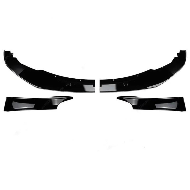 Auto Frontspoiler Lippe Für F20 F21 120d 120i Für M135i Für Sport 2012-2015 Auto Vorderen Stoßfänger Lip Spoiler Splitter Diffusor Bodykits Tuning Vorne Spoilerlippe(4Pcs Gloss Black) von JMOLXURI