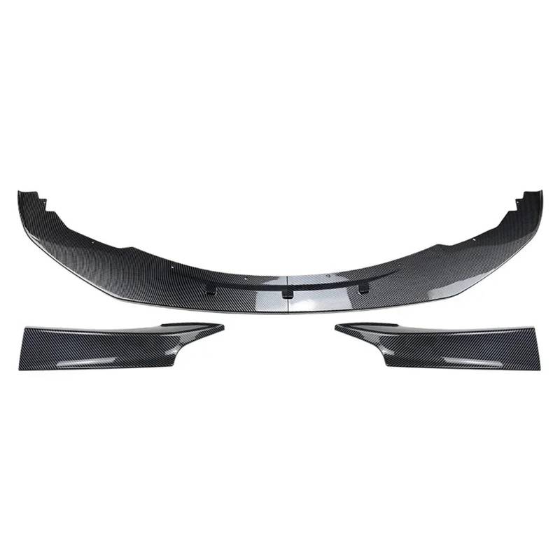 Auto Frontspoiler Lippe Für F20 F21 1er 120d 120i M135i M Pack 2011-2015 Pre-LCI Frontschürze Lippe Spoiler Splitter Nebelscheinwerfer Kühlergrill Trim Bodykit Vorne Spoilerlippe(Carbon Look AB) von JMOLXURI
