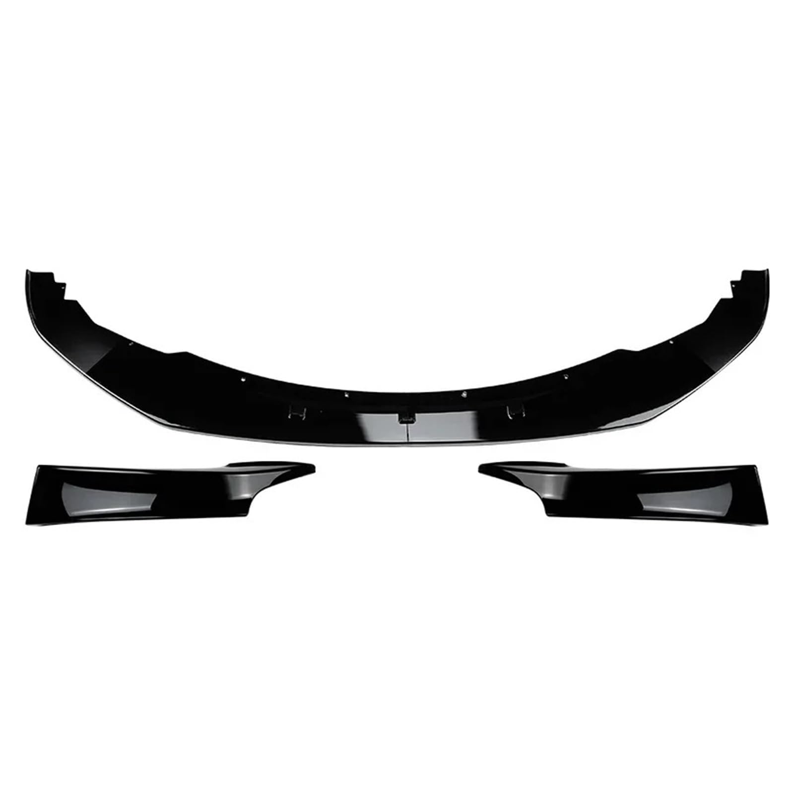 Auto Frontspoiler Lippe Für F20 F21 1er 120d 120i M135i M Pack 2011-2015 Pre-LCI Frontschürze Lippe Spoiler Splitter Nebelscheinwerfer Kühlergrill Trim Bodykit Vorne Spoilerlippe(Gloss Black AB) von JMOLXURI
