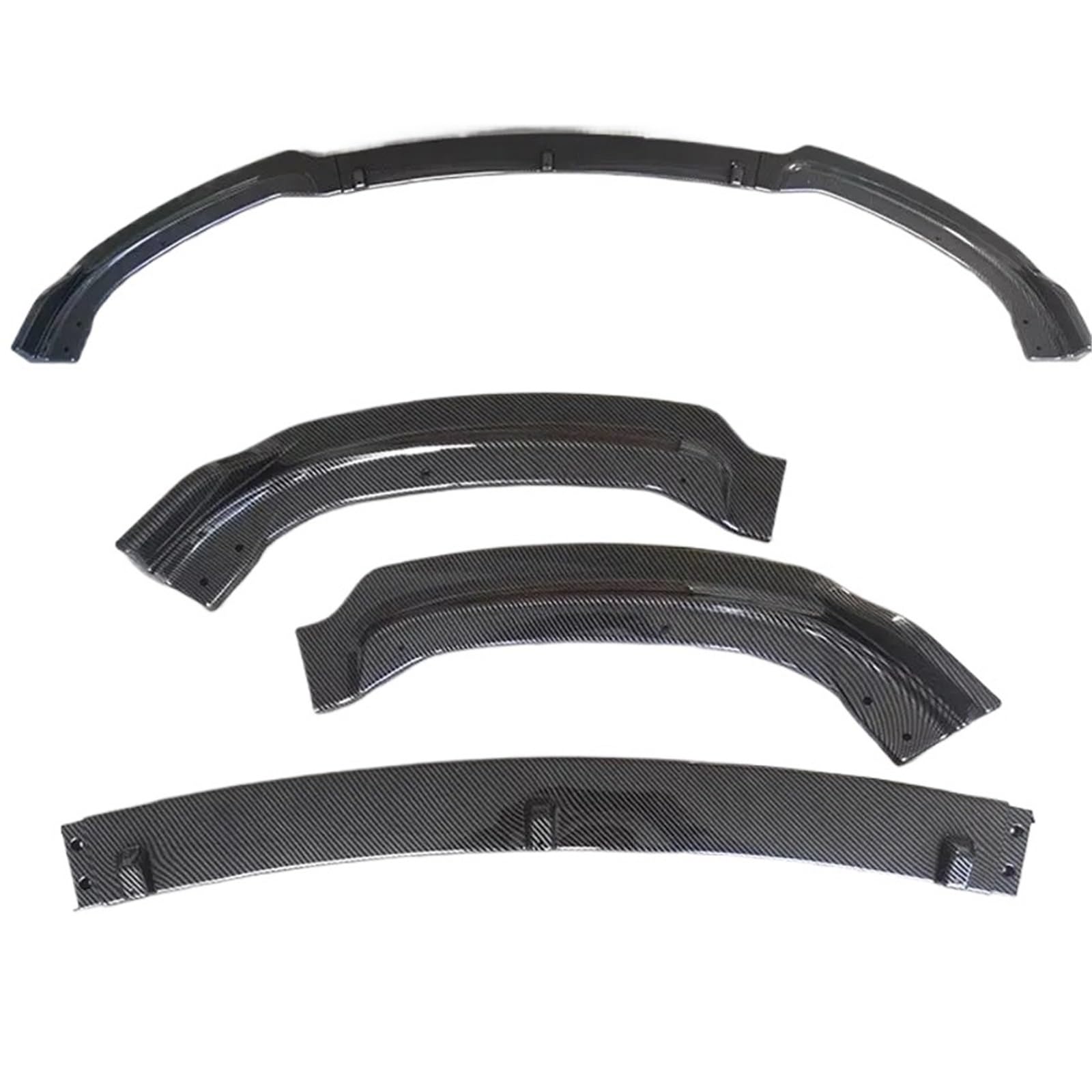 Auto Frontspoiler Lippe Für F30 F31 3er 2013-2019 Standard Auto Frontspoilerlippe Karosseriebausatz ABS-Kunststoff Untere Splitterschutzplatte Vorne Spoilerlippe(Carbon Look) von JMOLXURI