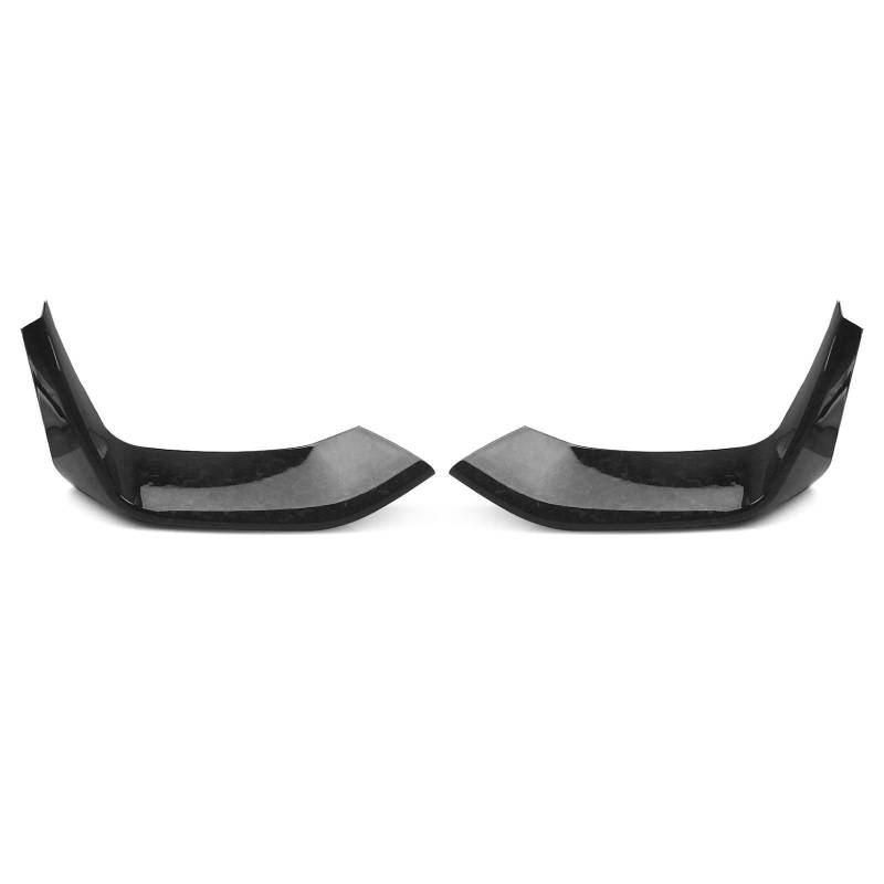 Auto Frontspoiler Lippe Für F80 Für M3 F82 Für M4 2015-2020 Frontstoßstange Seitenspoilerabdeckung Lippe ABS Carbonfaser-Look Auto Lufteinlass Entlüftungssplitter Verkleidung Vorne Spoilerlippe(Forged von JMOLXURI
