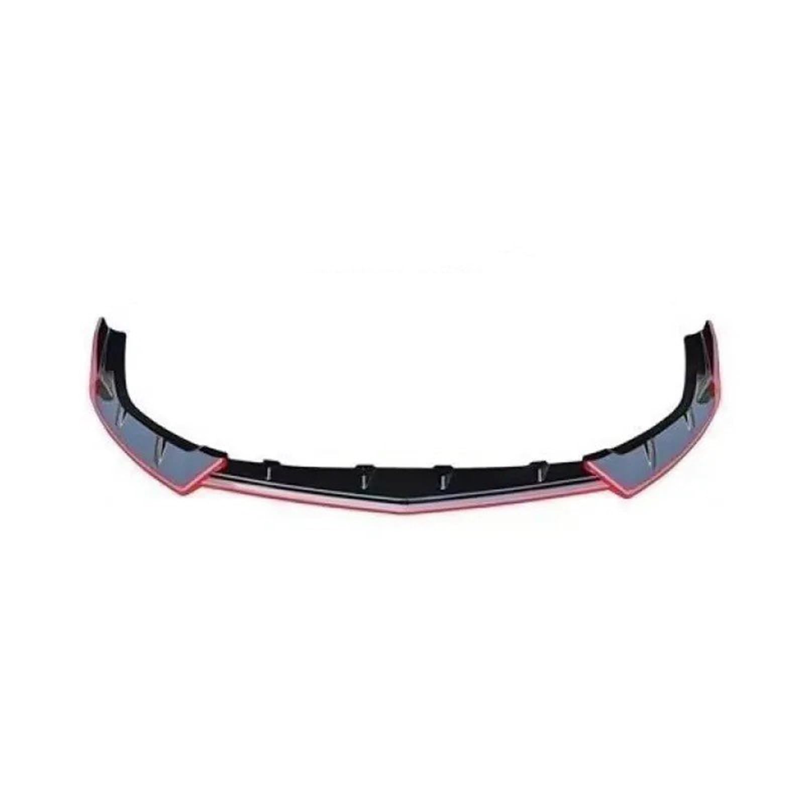 Auto Frontspoiler Lippe Für Fengguang Für T5EVO Auto Auto Front Stoßstange Lip Splitter Platte Trim Spoiler Diffusor Deflektor Körper Kit Canard Guard Vorne Spoilerlippe(Black red) von JMOLXURI