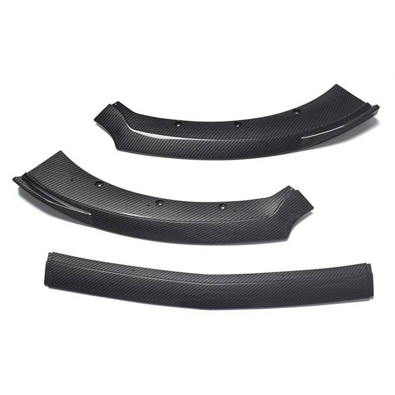 Auto Frontspoiler Lippe Für Ford Für Mustang 2015-2017 Auto Front Stoßstange Splitter Lip Diffusor Protector Body Kit Front Spoiler Abdeckung Carbon Faser Aussehen Vorne Spoilerlippe(Carbon Fiber Look von JMOLXURI