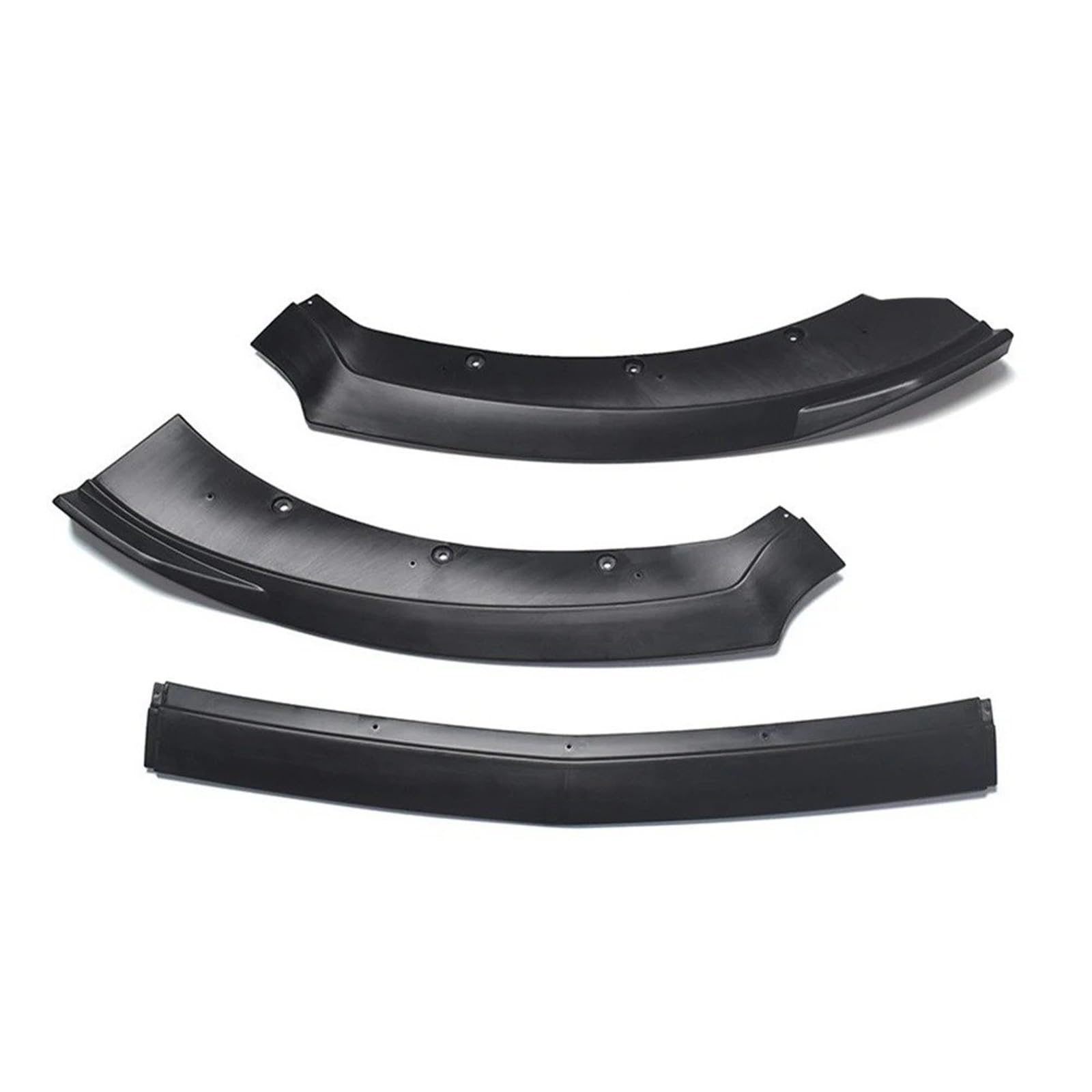 Auto Frontspoiler Lippe Für Ford Für Mustang 2015-2017 Auto Front Stoßstange Splitter Lip Diffusor Protector Body Kit Front Spoiler Abdeckung Carbon Faser Aussehen Vorne Spoilerlippe(Matte Black) von JMOLXURI
