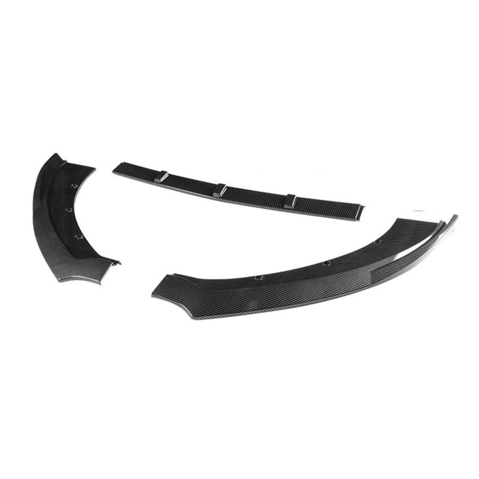 Auto Frontspoiler Lippe Für Ford Für Mustang Für S550 MK6 6. Generation 2015-2023 Carbonfaserdruck Frontstoßstange Lipgloss Schwarzer Kinnspoiler Vorne Spoilerlippe(2015-2017 Carbon) von JMOLXURI