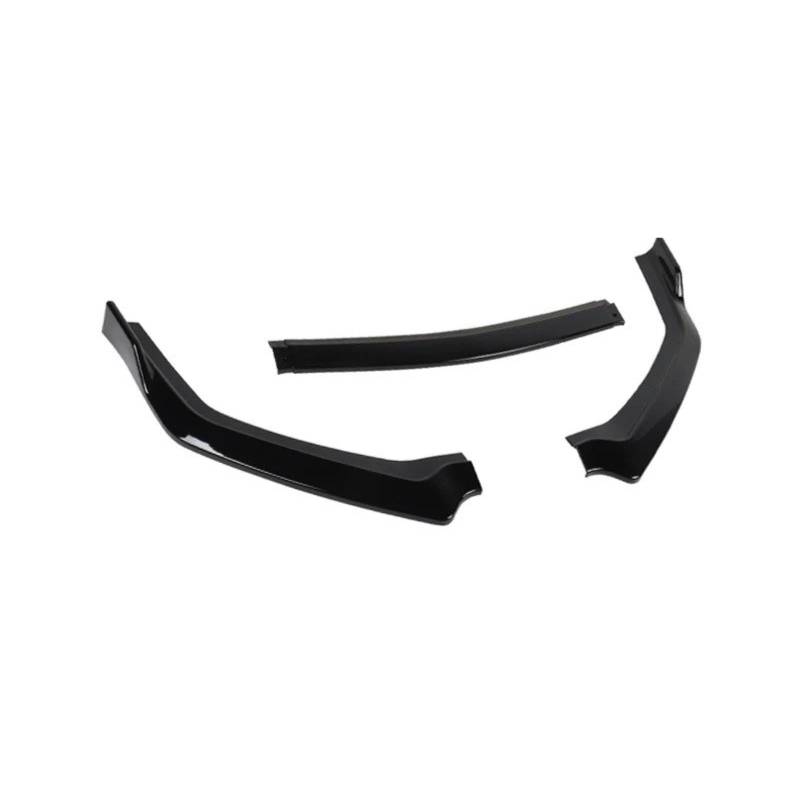 Auto Frontspoiler Lippe Für Ford Für Mustang Für S550 MK6 6. Generation 2015-2023 Carbonfaserdruck Frontstoßstange Lipgloss Schwarzer Kinnspoiler Vorne Spoilerlippe(2015-2017 Gloss Blak) von JMOLXURI