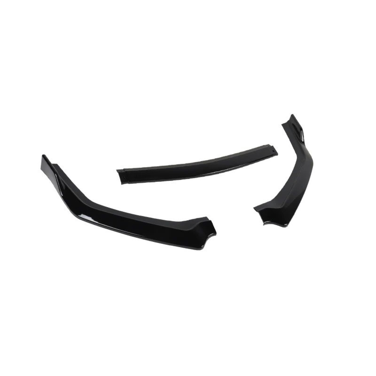 Auto Frontspoiler Lippe Für Ford Für Mustang Für S550 MK6 6. Generation 2015-2023 Carbonfaserdruck Frontstoßstange Lipgloss Schwarzer Kinnspoiler Vorne Spoilerlippe(2018-2023 Gloss Blak) von JMOLXURI