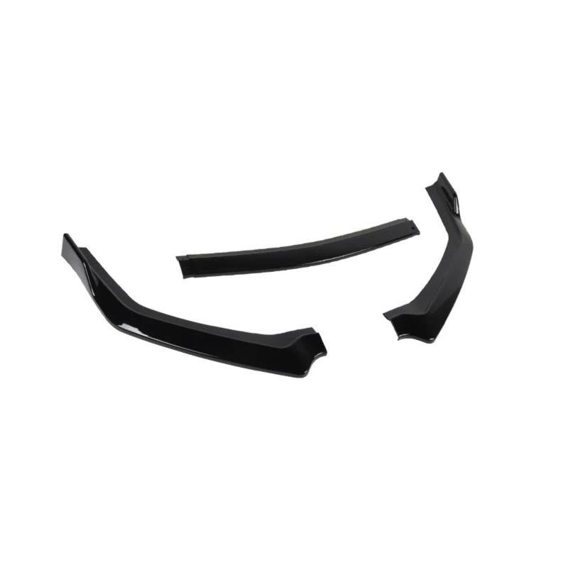 Auto Frontspoiler Lippe Für Ford Für Mustang Für S550 MK6 6. Generation 2015-2023 Carbonfaserdruck Frontstoßstange Lipgloss Schwarzer Kinnspoiler Vorne Spoilerlippe(2018-2023 Gloss Blak) von JMOLXURI