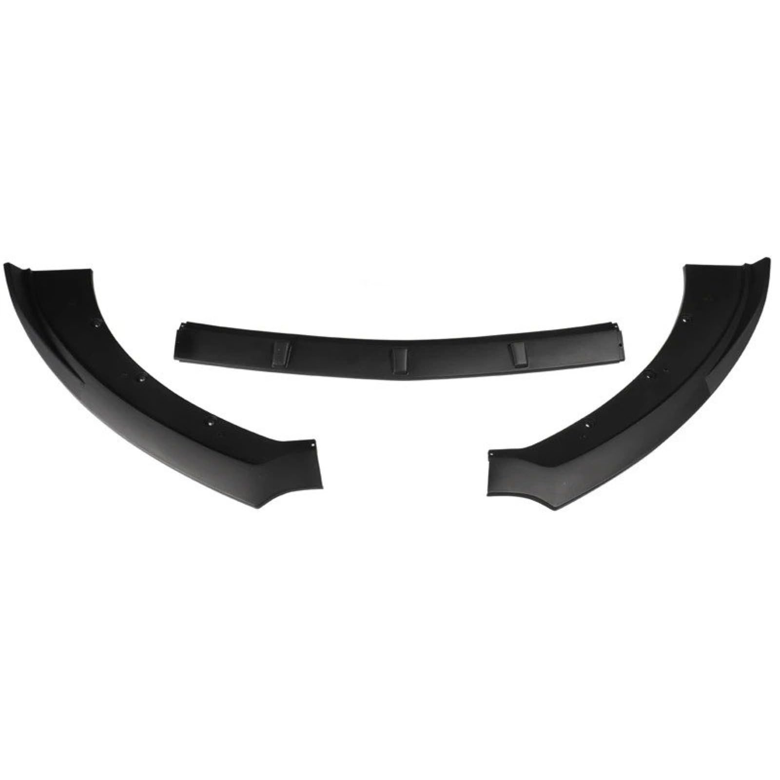 Auto Frontspoiler Lippe Für Ford Für Mustang Für S550 MK6 6. Generation 2015-2023 Carbonfaserdruck Frontstoßstange Lipgloss Schwarzer Kinnspoiler Vorne Spoilerlippe(2018-2023 Matte Blak) von JMOLXURI