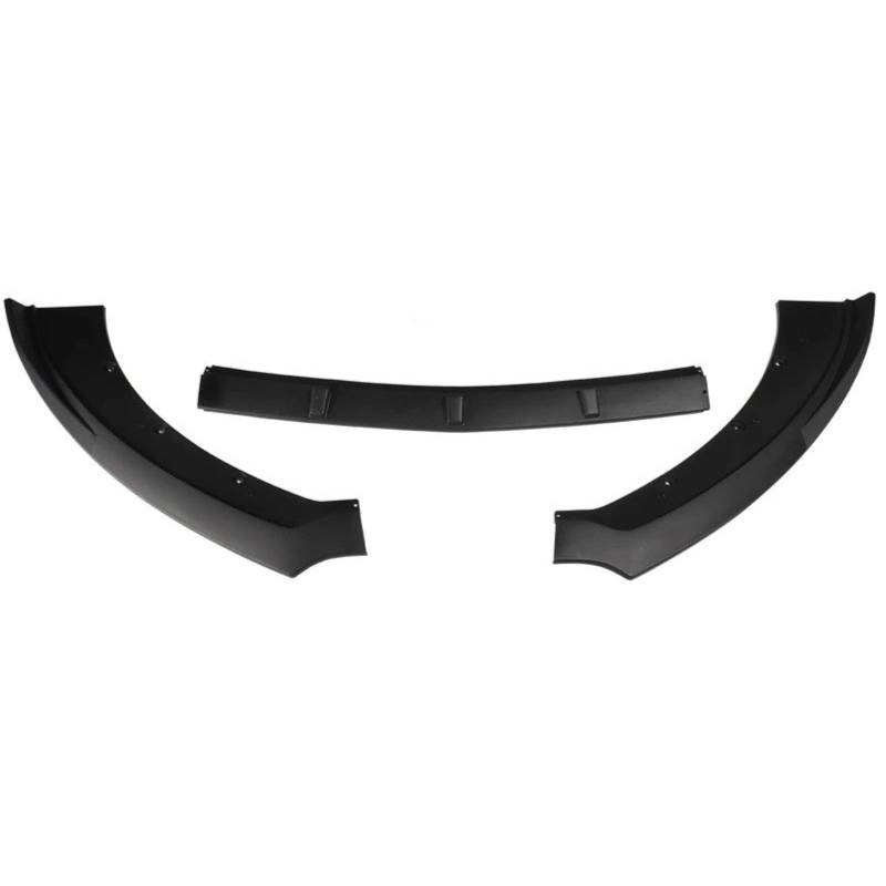 Auto Frontspoiler Lippe Für Ford Für Mustang Für S550 MK6 6. Generation 2015-2023 Carbonfaserdruck Frontstoßstange Lipgloss Schwarzer Kinnspoiler Vorne Spoilerlippe(2018-2023 Matte Blak) von JMOLXURI