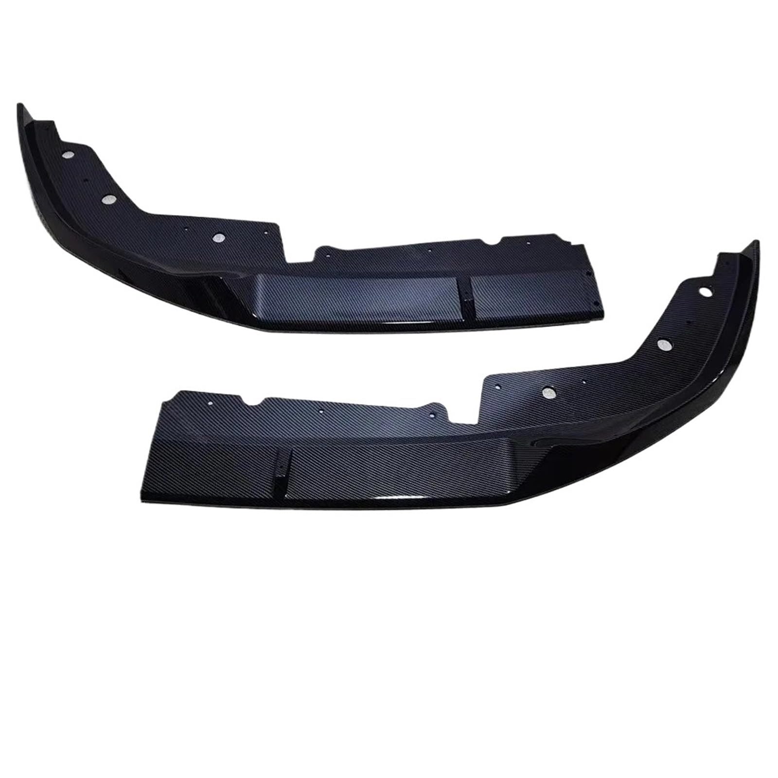 Auto Frontspoiler Lippe Für G20 G21 Sport 320i 325i 330i 320d M340i LCI 2022-2024 Front Stoßstange Splitter Lip Spoiler Schutz Körper Kit Tuning Vorne Spoilerlippe(Carbon Look) von JMOLXURI