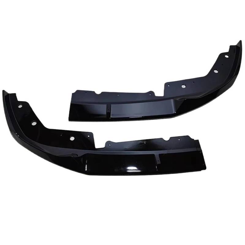 Auto Frontspoiler Lippe Für G20 G21 Sport 320i 325i 330i 320d M340i LCI 2022-2024 Front Stoßstange Splitter Lip Spoiler Schutz Körper Kit Tuning Vorne Spoilerlippe(Gloss Black) von JMOLXURI