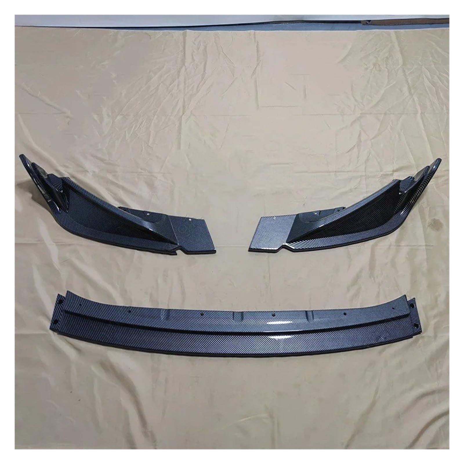 Auto Frontspoiler Lippe Für G80 Für M3 G82 Für M4 2021-2024 Auto Front Stoßstange Lip Splitter Diffusor Body Kits Spoiler Stoßstange Wache Protector Zubehör Vorne Spoilerlippe(Carbon Look) von JMOLXURI