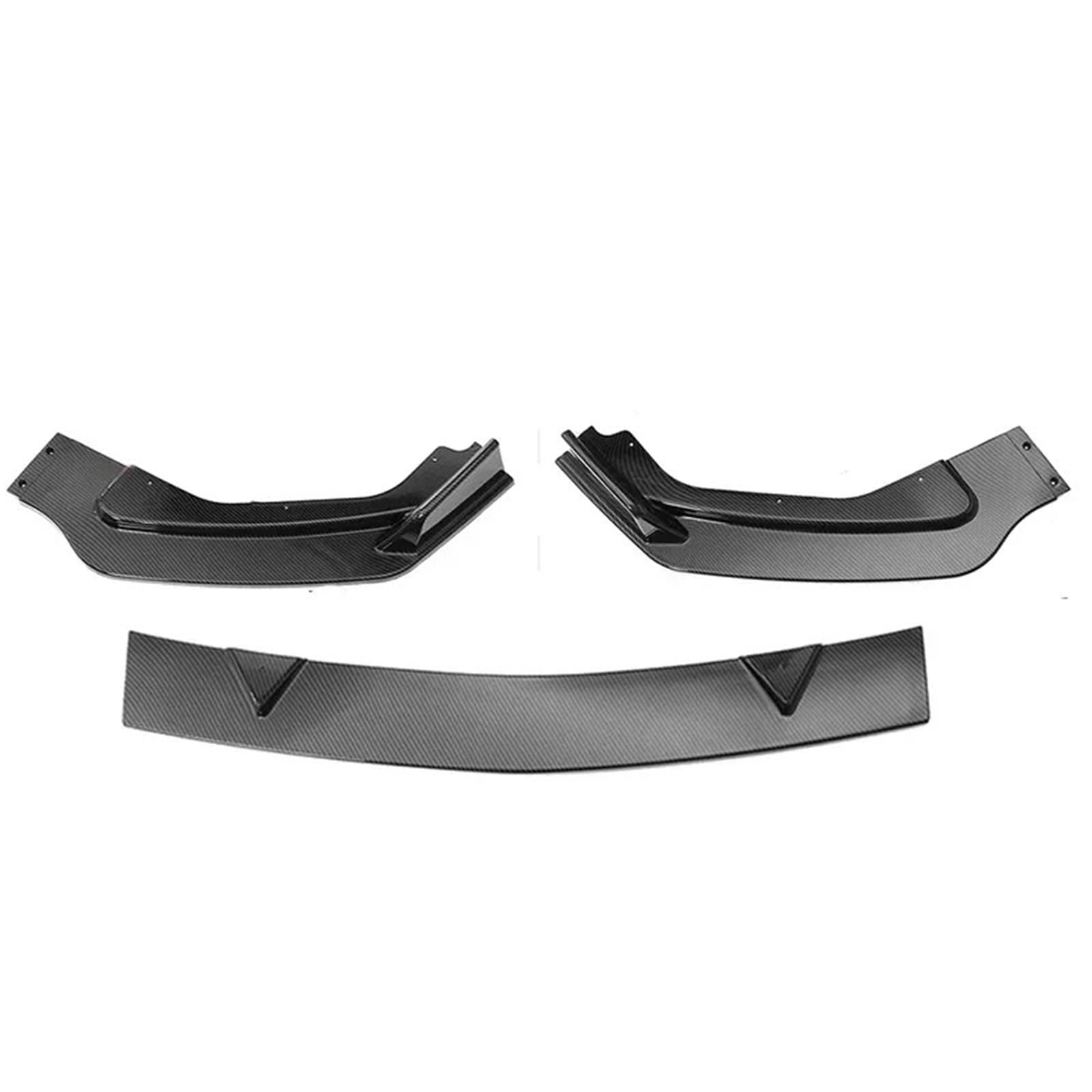 Auto Frontspoiler Lippe Für Infiniti Für Q50 2014-2021 Auto Front Stoßstange Lip Spoiler Diffusor Auto Body Kit Stoßstange Schutz Schutz Vorne Spoilerlippe(18-21 Normal Carbon) von JMOLXURI
