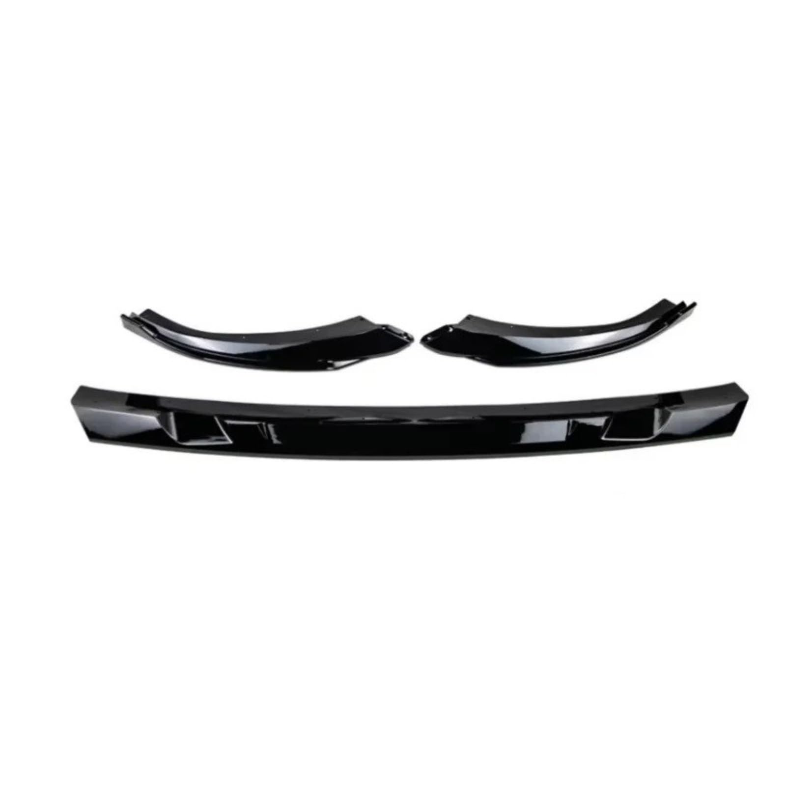 Auto Frontspoiler Lippe Für Kia Für EV6 2022 2023 2024 Für EV6 GT GT-Line Front Lip Splitter Für ABS Front Bumper Lip Spoiler Air Dam Side Body Kit Zubehör Vorne Spoilerlippe(Black) von JMOLXURI