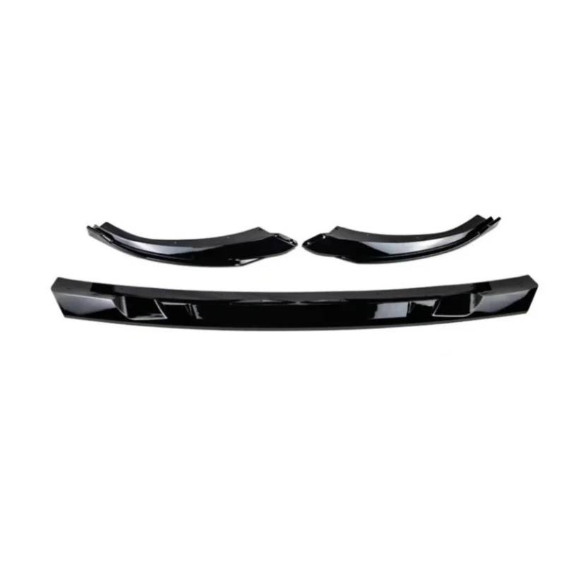 Auto Frontspoiler Lippe Für Kia Für EV6 2022 2023 2024 Für EV6 GT GT-Line Front Lip Splitter Für ABS Front Bumper Lip Spoiler Air Dam Side Body Kit Zubehör Vorne Spoilerlippe(Black) von JMOLXURI