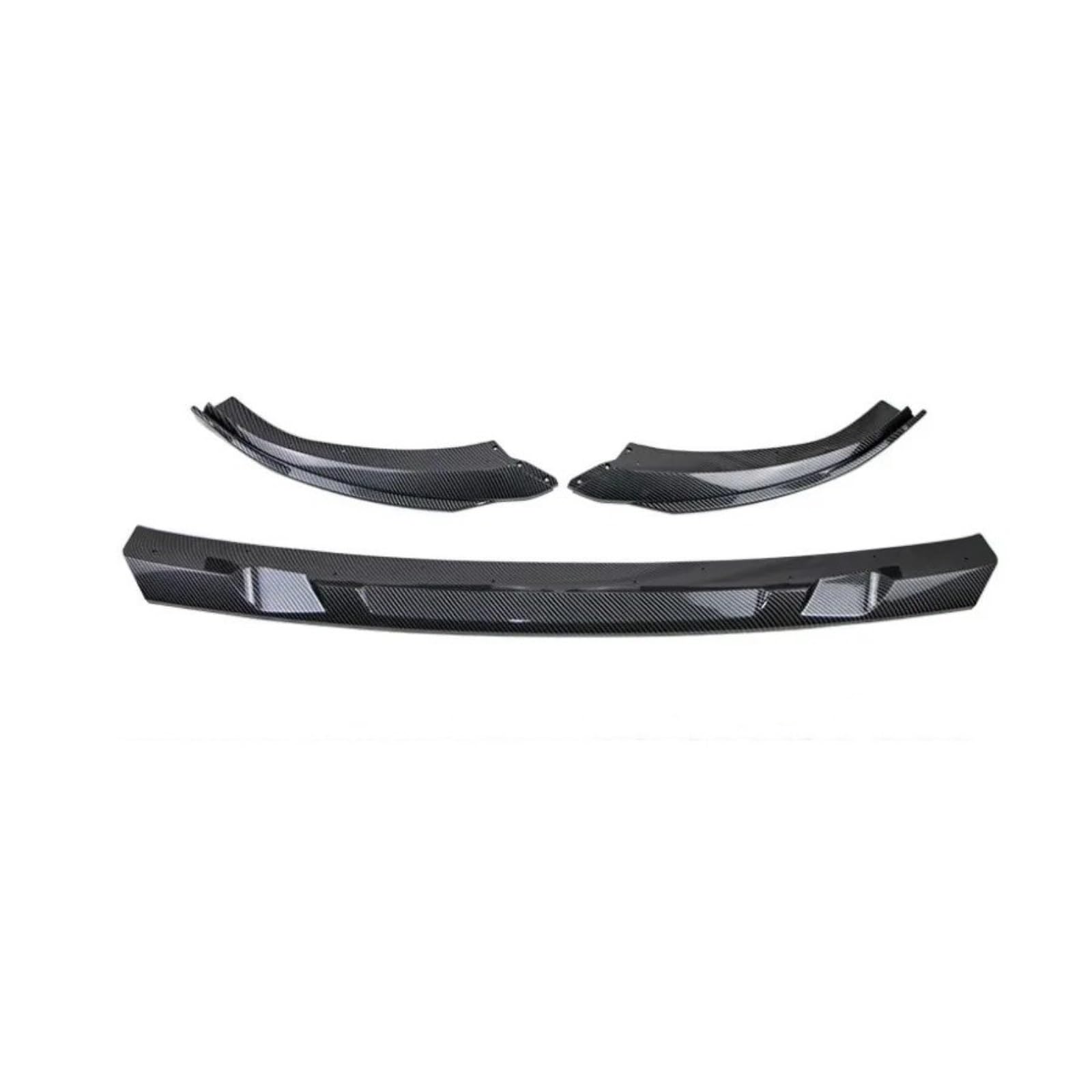 Auto Frontspoiler Lippe Für Kia Für EV6 2022 2023 2024 Für EV6 GT GT-Line Front Lip Splitter Für ABS Front Bumper Lip Spoiler Air Dam Side Body Kit Zubehör Vorne Spoilerlippe(Carbonfiber GT) von JMOLXURI