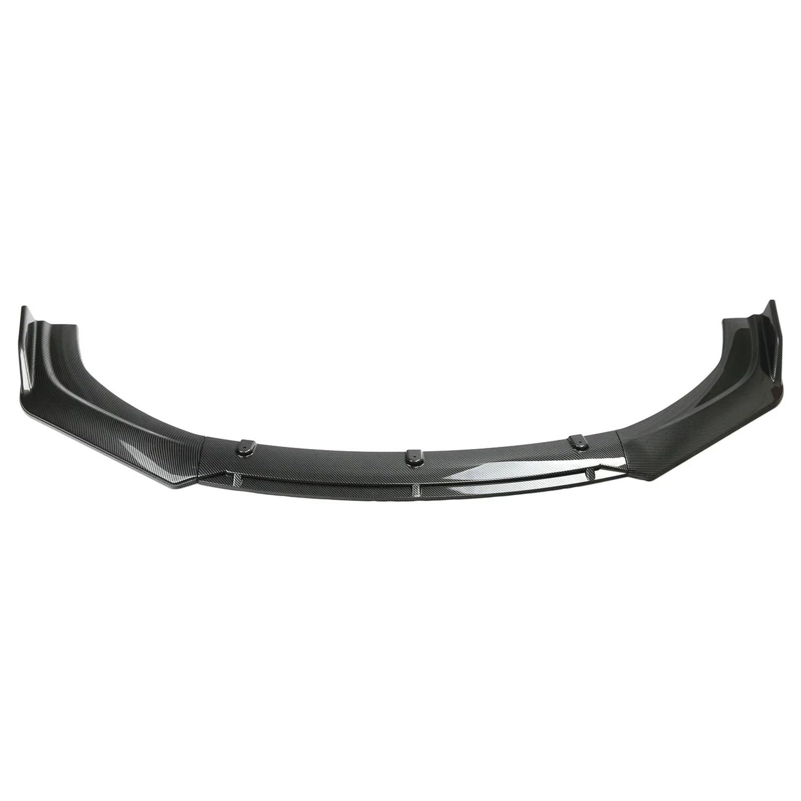 Auto Frontspoiler Lippe Für Megane 4 2016-2022 Auto Front Lip Splitter Körper Kit Kinn Spoiler Anti Scratch Diffusor Lip Trim Damm Vorne Spoilerlippe(Carbon Fiber) von JMOLXURI